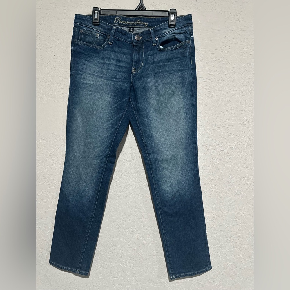 GAP Blue skinny Jeans with Authentic Fading